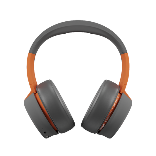 Immersive bass and crystal-clear sound with the Sonic Lamb Over-Ear Headphones in Ember gray. Featuring hybrid driver acoustics, these headphones deliver a premium listening experience for music, movies, and games.