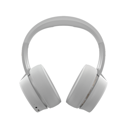 Enjoy a comfortable and immersive listening experience with the Sonic Lamb Over-Ear Headphones in Moonstone white. Featuring hybrid driver acoustics, these headphones are perfect for all your audio needs.