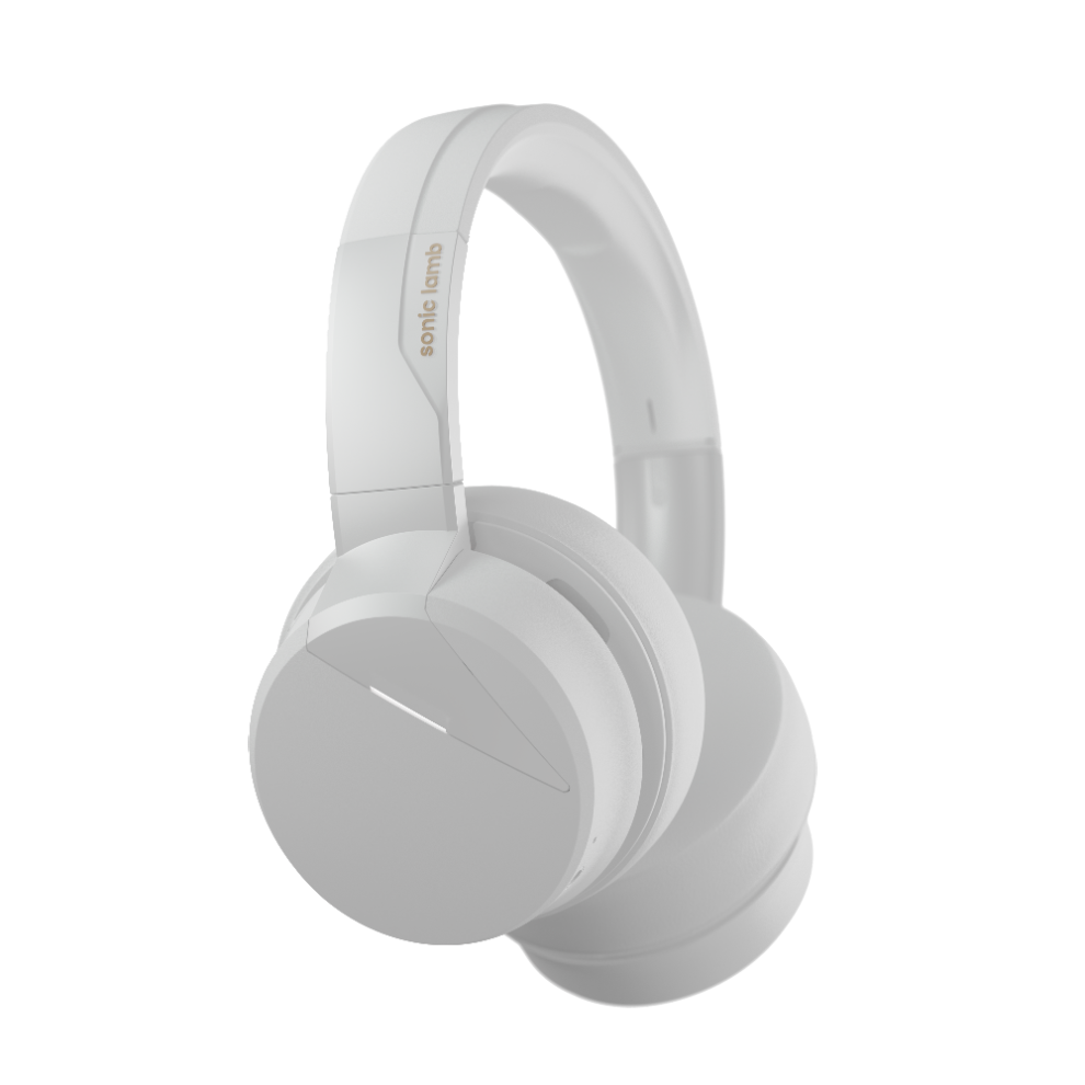 Sonic Lamb Headphone - Moonstone White